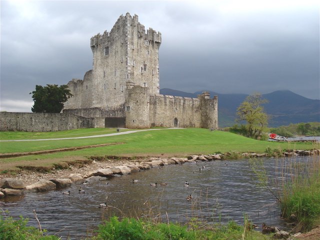 Ross Castle A Historical Castle In The Middle Of Ring Of Kerry