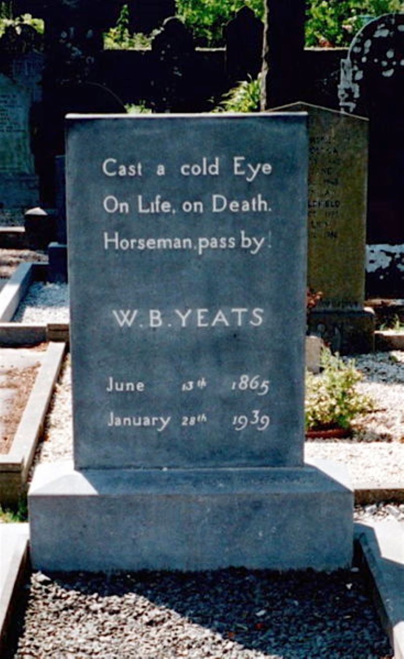 W.B YEATS GRAVE