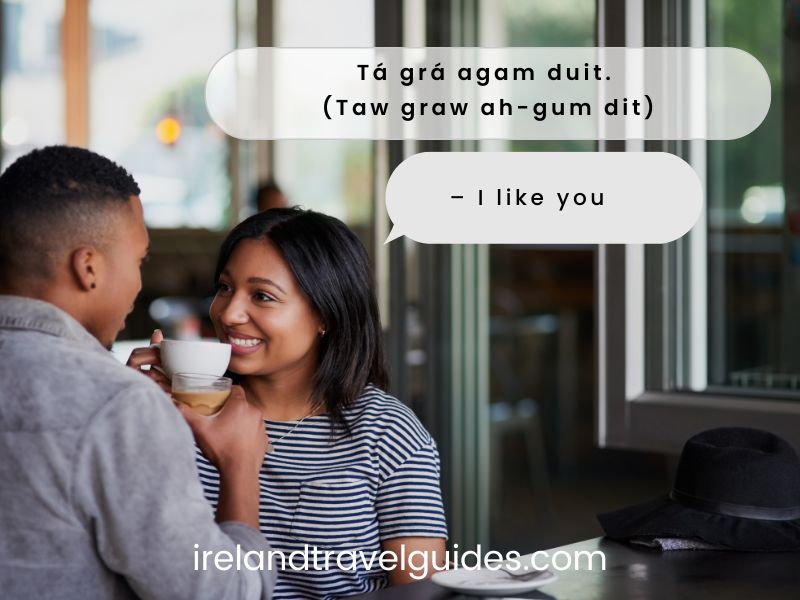 How to say "I like you" in Irish Gaelic