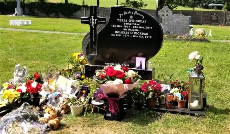 Grave of Dolores O'Riordan