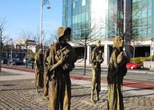 Famine Sculptures in Dublin