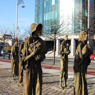 Famine Sculptures in Dublin